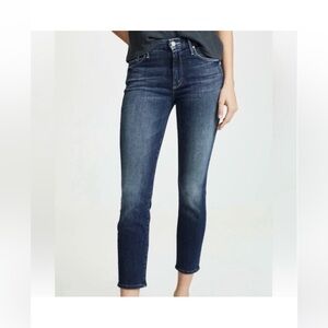 Mother Denim The Looker Crop in Coffee Tea or Me Size l